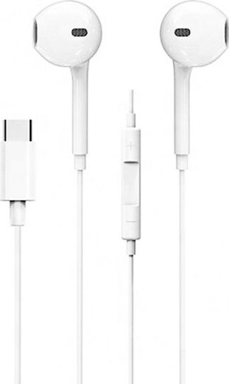 Jellico X5C Earbuds Handsfree with USB-C Connector White