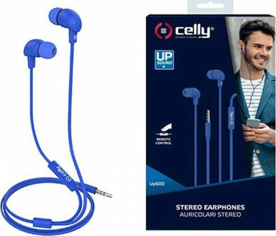Celly UP600 In-ear Handsfree with 3.5mm Connector Blue