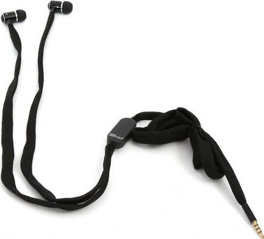 Omega Freestyle Shoelace FH2112 In-ear Handsfree με Βύσμα 3.5mm Μαύρο