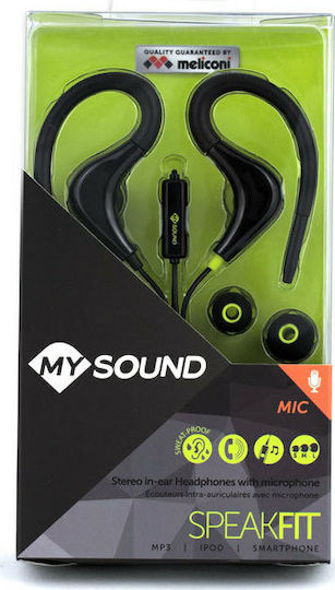 Meliconi Speak Fit In-ear Handsfree with 3.5mm Connector Black