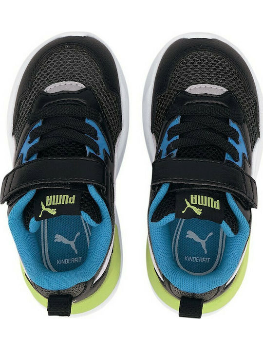X-Ray Lite AC Αθλητικά Παιδικά Παπούτσια Running με Σκρατς Μαύρα