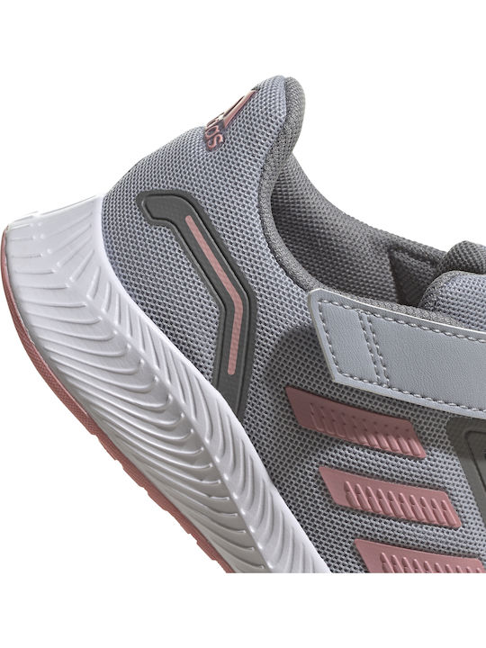 Runfalcon 2.0 C Αθλητικά Παιδικά Παπούτσια Running με Σκρατς Halo Silver / Super Pop / Grey Three