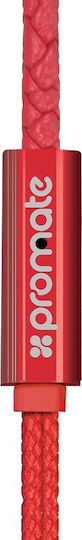 Promate Vogue-3 Слушалки Безжични с щекер 3.5mm Червен