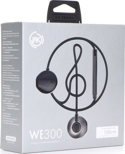 WK WE300 In-ear Handsfree with 3.5mm Connector Black