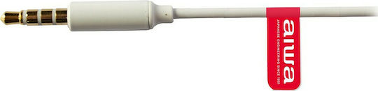 Aiwa Diamond ESTM500 In-ear Handsfree with 3.5mm Connector White