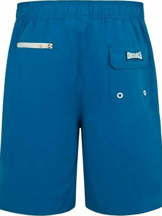 Lonsdale Bideford Men's Swimwear Bermuda Blue with Patterns