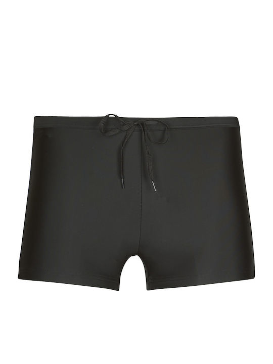 Tapered Men's Swimwear Shorts Black Striped