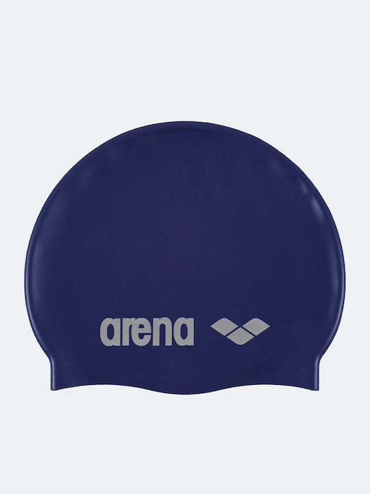Arena Silicone Adults Swimming Cap Blue