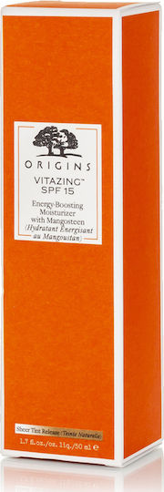 Origins VitaZing Κρέμα Προσώπου Ημέρας με Χρώμα και SPF15 για Ενυδάτωση & Ρύθμιση Λιπαρότητας 50ml