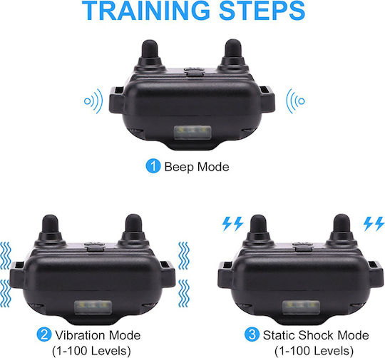 Wellturn Dog Training Shock Collar Rechargeable with Range 800m