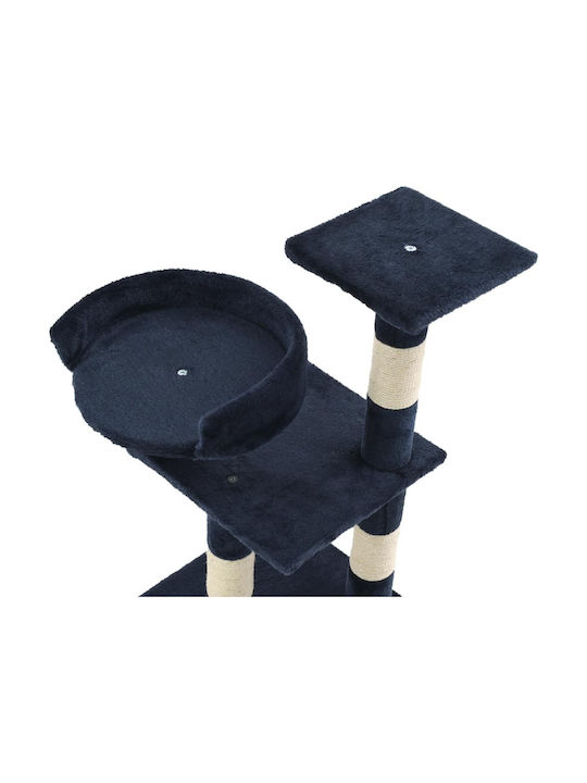 vidaXL Scratching Post Cat Trees Blue 3 levels 30x30x65cm