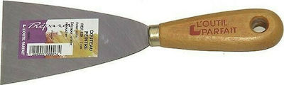 L' Outil Parfait Spatula Metallic 120mm with Wooden Handle 520012