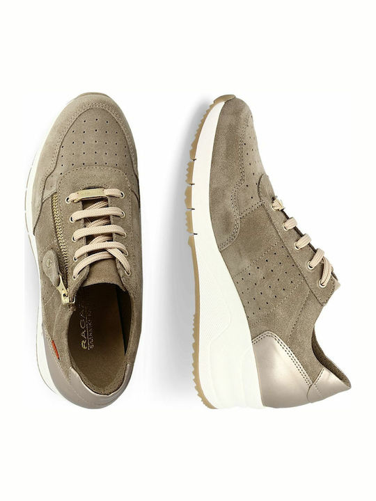 Γυναικεία Ανατομικά Sneakers Μπεζ