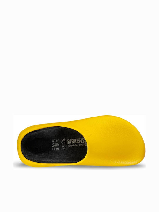 Birkenstock Super Birki Ανατομικά Σαμπό Κίτρινα