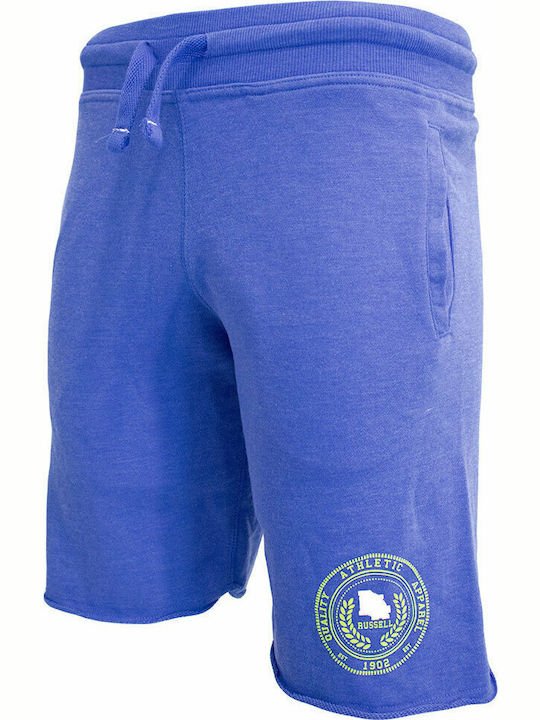 Raw Edge Seamless Shorts Αθλητική Ανδρική Βερμούδα Τιρκουάζ
