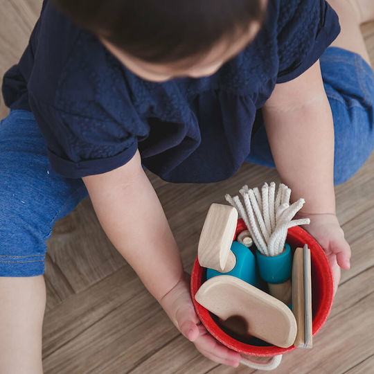 Plan Toys Παιχνίδι Καθαρισμού από Ξύλο για 2+ Ετών