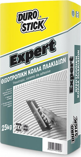Durostick Expert Κόλλα Πλακιδίων Λευκή 25kg