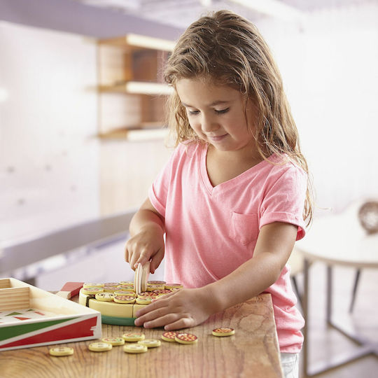 Melissa & Doug Holz Pizza Für Kinder Ab 3 Jahren 60 Stück