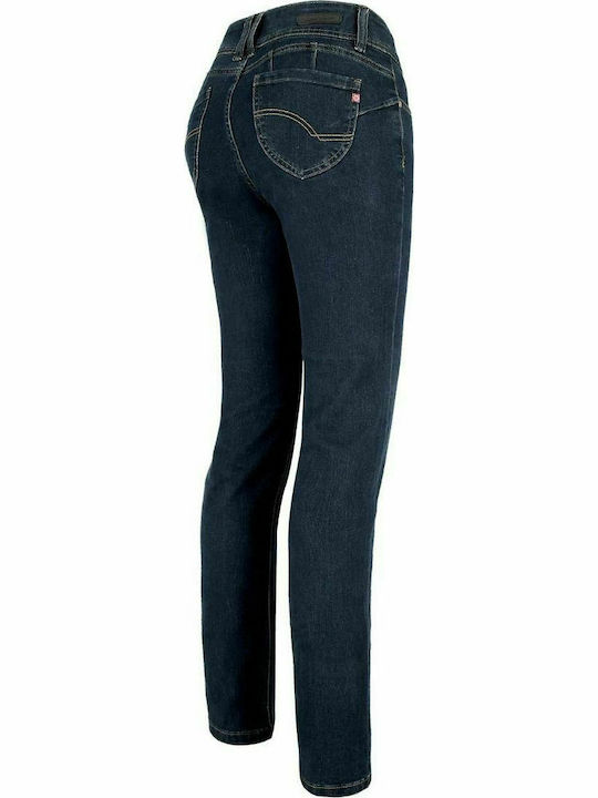 Volcano Patrol D-MONTANA Pantaloni denim cu talie înaltă pentru femei - Dark Navy