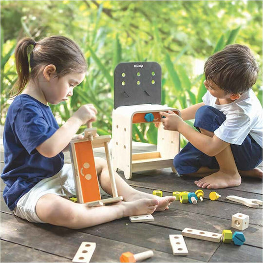 Plan Toys Παιδικό Εργαλείο από Ξύλο για 3+ Ετών 10τμχ