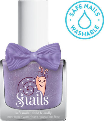 Snails Paris Bow Kids Nail Polish Purple Comet