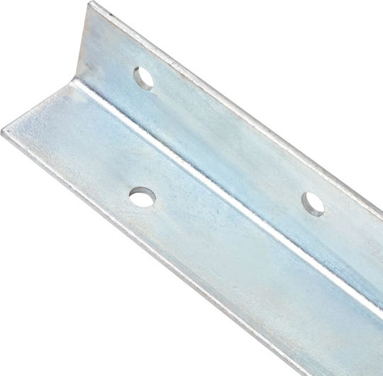 vidaXL Garden Fence Post Support Ground 5x5x50cm Galvanized 50cm 12 Pieces Silver