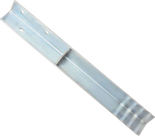vidaXL Picket for Garden Fencing Supplies Figure C Galvanized 50x5x5cm 2 Pieces Silver