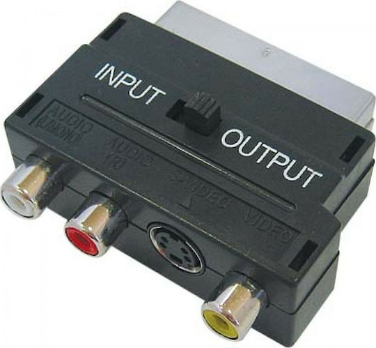 X-treme CR-316 Scart Male to RCA S-Video Female Converter 1 Piece