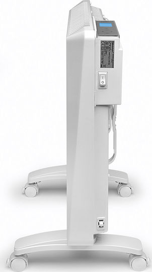Radialight Sirio 5 Convectoare Perete 500W cu Termostat Electronic 45x42cm Alb