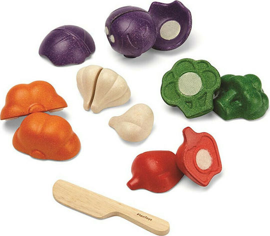 Plan Toys Σετ Λαχανικών από Ξύλο