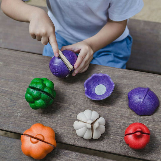 Plan Toys Σετ Λαχανικών από Ξύλο
