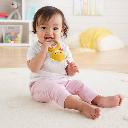 Fisher Price Bärchen Beißring für das Zahnen aus Stoff für 3 m+