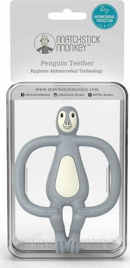 Matchstick Monkey Penguin Beißring Zahnen Linderung aus Gummi für 0 m+