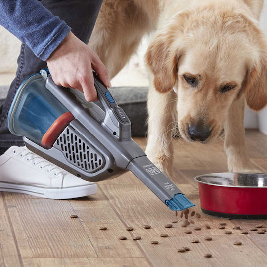 Black & Decker Επαναφορτιζόμενο Σκουπάκι Χειρός 12V Γκρι