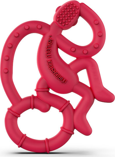 Matchstick Monkey Dancing Monkey Teething Ring BPA Free Silicone for 0 m+