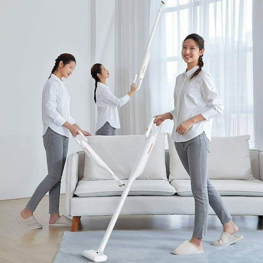 Deerma Deerma VC01 Επαναφορτιζόμενη Σκούπα 2 σε 1 Stick & Χειρός 14.4V Λευκή