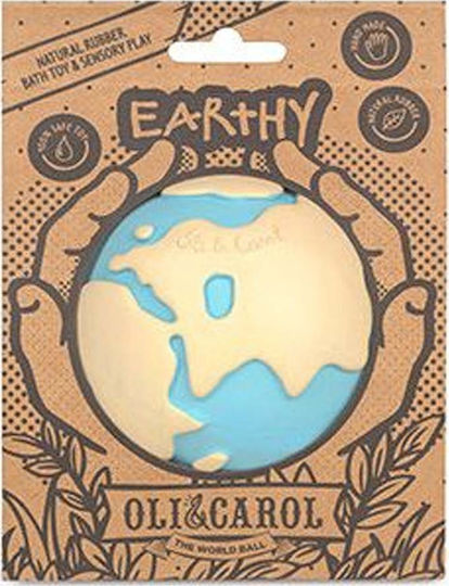 Oli&Carol Earthy The World Ball Μασητικό Οδοντοφυΐας από Καουτσούκ για 0 m+