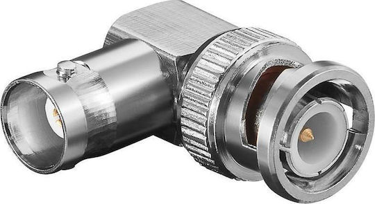 Anga BNC Male To BNC Female Converter Silver 1 Piece 271-137