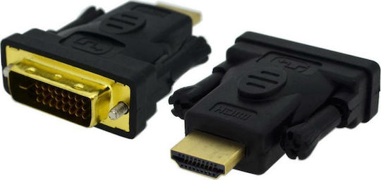 Muzik Μετατροπέας HDMI male σε DVI-I female 1τμχ 9-0017