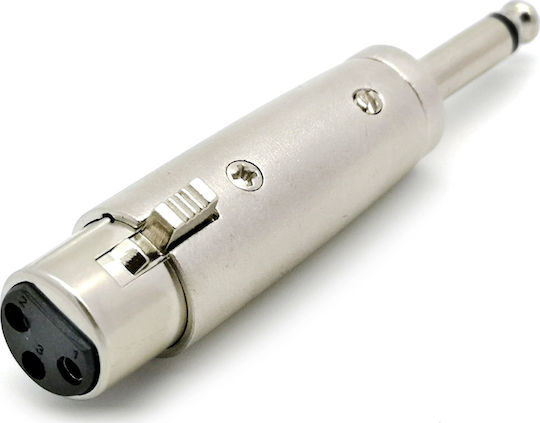 Soundsation Конвертор 6.3mm Мъжки в XLR Женски Сребрист 1 Брой SADA06-1