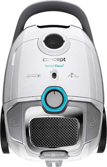Concept VP8291 4Α Vacuum Cleaner 700W Bagged 3lt White