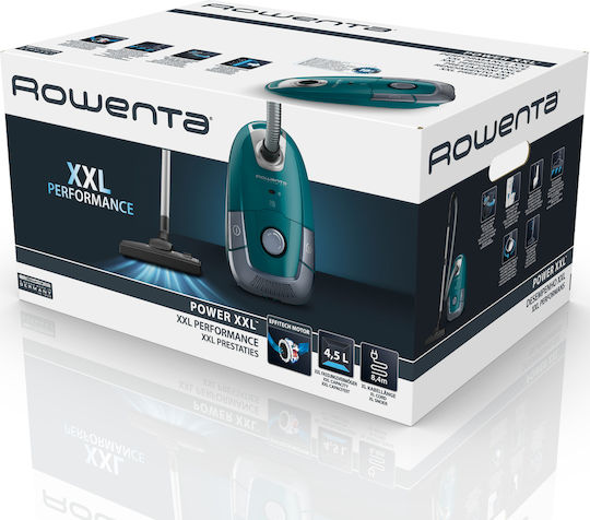 Rowenta Power Xxl Vacuum Cleaner 450W Bagged 4.5lt Green