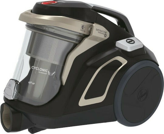 Hoover HP720PET 011 Ηλεκτρική Σκούπα 850W με Κάδο 2lt Μαύρη