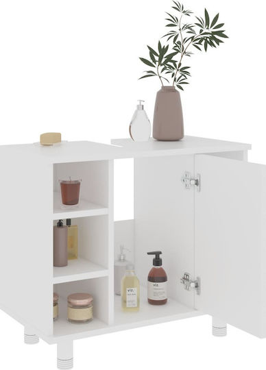 vidaXL Πάγκος χωρίς Νιπτήρα Μ60xΒ32xΥ53.5cm Λευκός