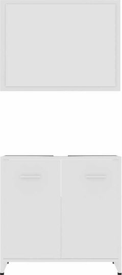 vidaXL Countertop without Sink L60xW33xH58cm White