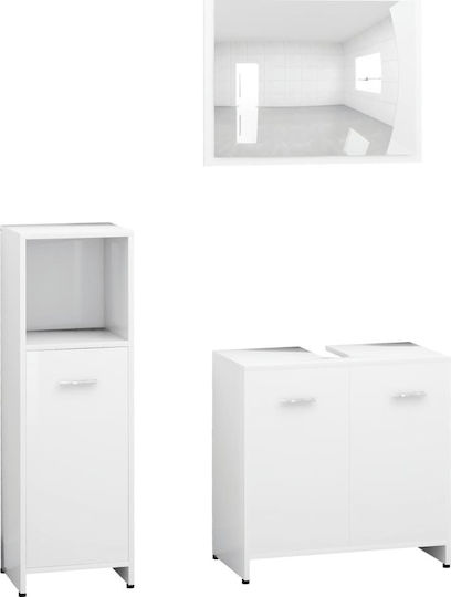 vidaXL Countertop without Sink L60xW33xH58cm White
