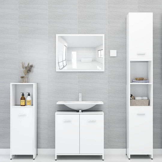 vidaXL Countertop without Sink L60xW33xH58cm White