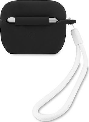 Guess Vintage Silicone Case Black for Apple AirPods Pro