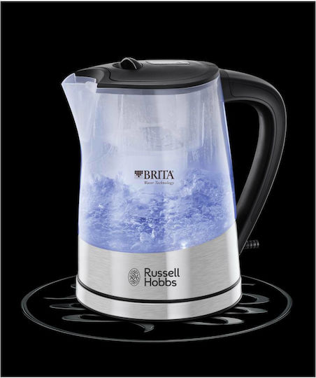 Russell Hobbs Βραστήρας 1lt 2200W Ασημί