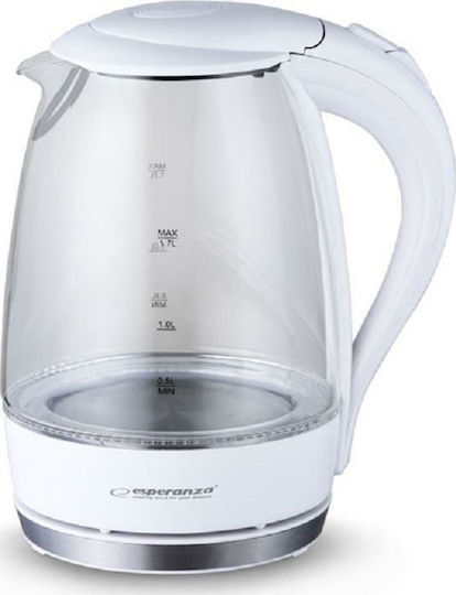 Esperanza Kettle 1.7lt 2200W White